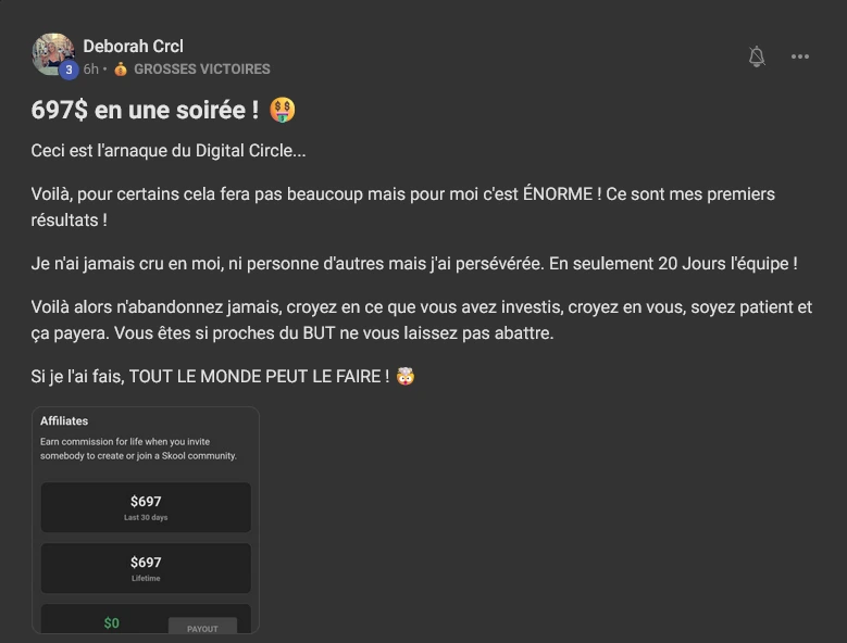 Témoignage membre Digital Circle - Déborah partage son expérience