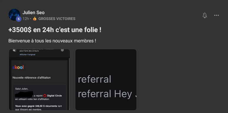 Témoignage membre Digital Circle - Julien partage son expérience